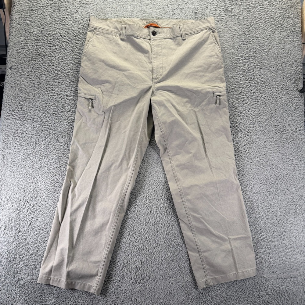 Dockers Pacific Crossover Pant Mens 42x32 Beige Cotton Cargo Straight Utility